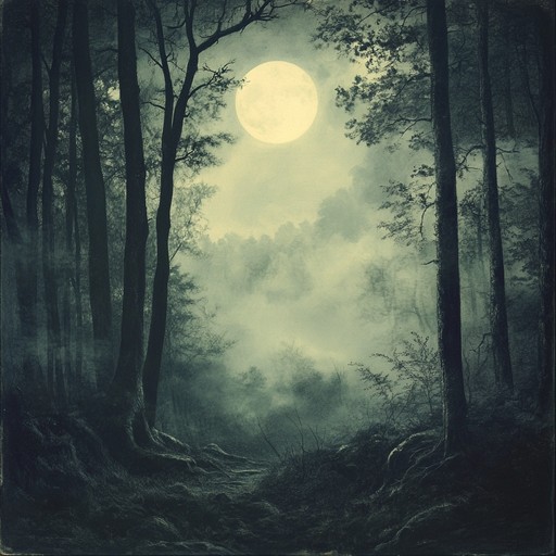 An evocative classical composition featuring somber, wistful strings and enigmatic harmonies. It creates a breathtaking atmosphere of suspense and mystery, enveloping the audience in an otherworldly, spectral soundscape.