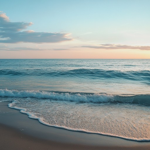 A soothing reggae instrumental capturing the essence of a serene sunrise over a tropical island, with gentle rhythms, soft melodies, and a calming vibe that evokes peace and relaxation