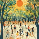 upbeat swing tune evoking joy and celebration vibes