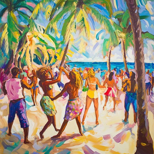 An uplifting instrumental that captures the essence of a tropical dance party. The conga drums create infectious rhythms, backed by vivid melodies and lush harmonies. It’s designed to get listeners moving with a bright and festive sound.