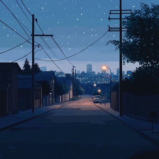 Immerse yourself in a relaxing urban nightscape with smooth, lo fi beats and distant, ambient city sounds for an unparalleled chilling experience
