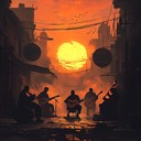 gritty beats meet ancient melodies in instrumental fusion track.