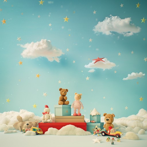 Dive into a peaceful, dreamy environment with whimsical sounds from toy instruments. This tranquil piece combines xylophones, glockenspiels, and subtle electronics, evoking fond childhood memories.