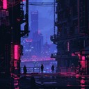 retro melodies mixed with high tension and anxious undertones