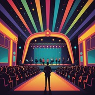 joyful cabaret tune with playful energy