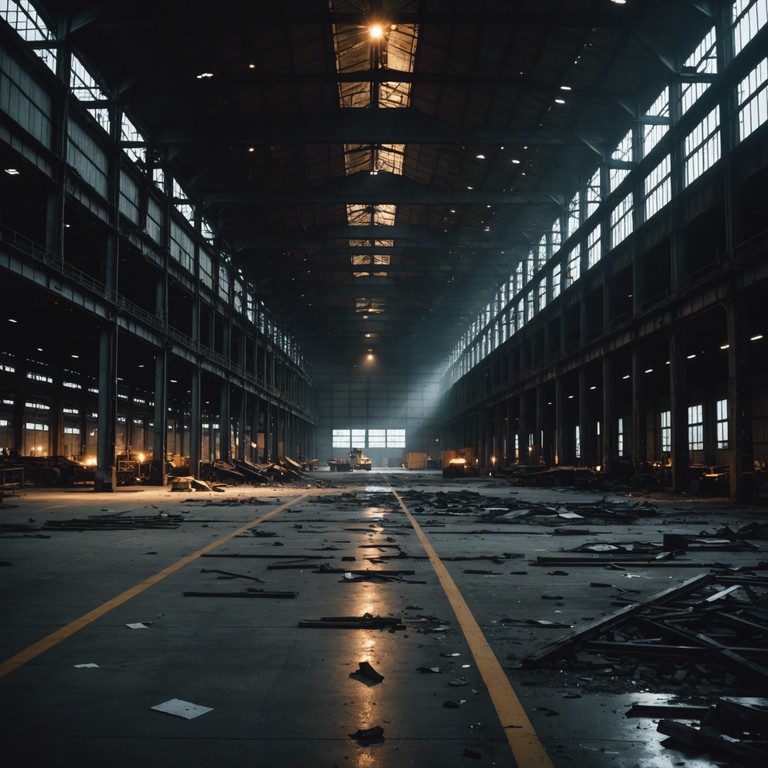 Imagine a sonic landscape where the resonant clangs of metal meet the reverberating echoes of an empty warehouse. This track infuses life into desolate spaces with energetic beats and an aura of mystery, crafted uniquely with the metallic timbre of a steel drum and the raw essence of urban garage music.