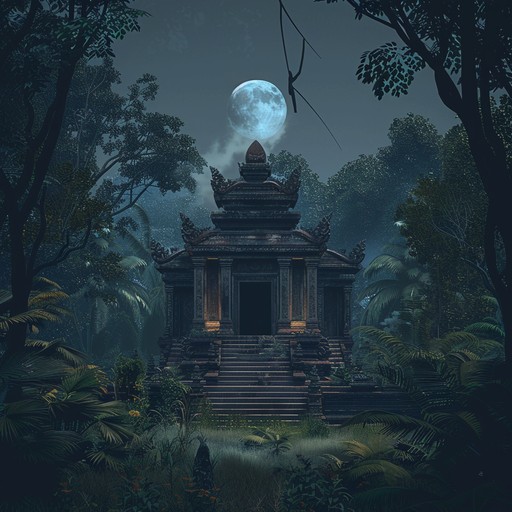 Imagine wandering through an ancient temple under the night sky, as gentle flute melodies intertwine with the serene hum of nature, creating an ethereal and dreamlike atmosphere. The music flows like a delicate stream, guiding you through a trance like state of peace and introspection.