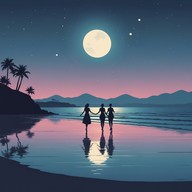 romance blooms under celestial lights
