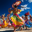 uplifting and energetic celebration of diverse tribal beats