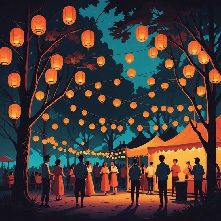 This lively traditional piece embodies the spirit of a festive gathering under a night sky twinkling with stars. Designed to evoke feelings of joy and community, the song uses traditional instruments to create a heartwarming and energetic atmosphere, perfect for communal dances and celebrations.