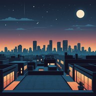 smooth chords under a calm skyline.