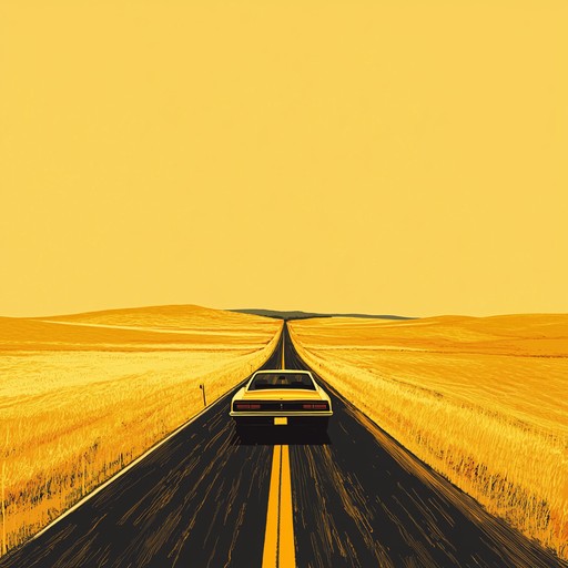 Feel the thrill of boundless journeys with an ecstatic americana instrumental. Laden with twangy guitars, spirited fiddles, and rhythmic percussion, this track mirrors the joy of driving endlessly under golden sunsets. Ideal for evoking the freedom and carefree spirit of a joyful road trip.