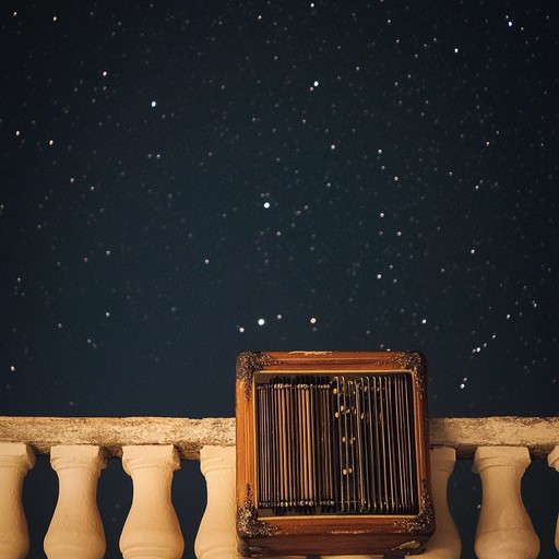 A delicate instrumental tango that conveys the warmth of a tender embrace shared under the gentle glow of moonlight, with soothing melodies from bandoneon and guitar.