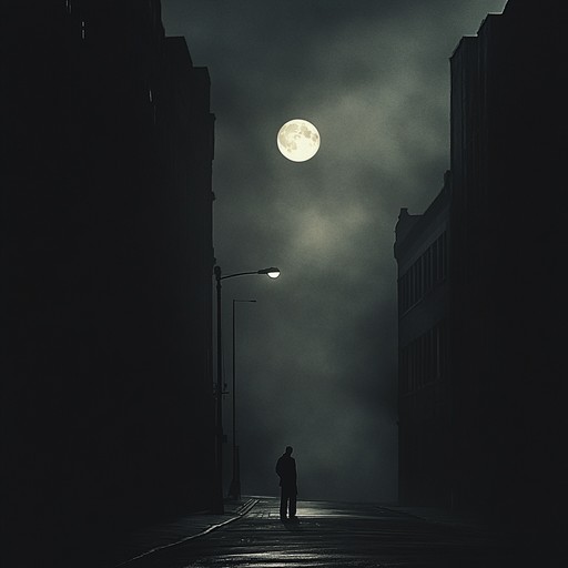 An instrumental track that captures the essence of suspense in anime, featuring haunting violin melodies and atmospheric layers that build tension, leading to an intense climax