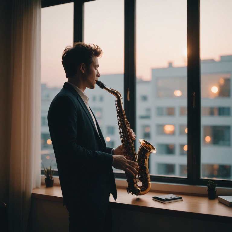 Imagine strolling through the bustling city streets at night, the air filled with the melodic sounds of a saxophone blended with deep house beats overflowing from the nearby clubs. This soundtrack scores the perfect city night out, capturing the essence of urban elegance with its seamless fusion of genres.