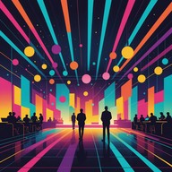 feel the groove with shimmering beats.
