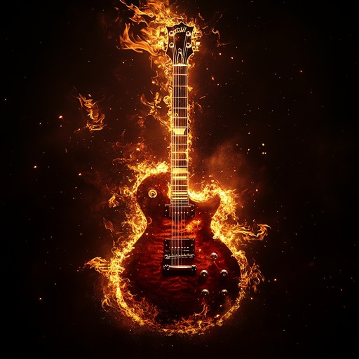 A ferocious instrumental rock composition that combines powerful distorted guitar riffs, thunderous drums, and driving bass lines to create an intense and aggressive soundscape that energizes and captivates listeners.