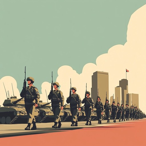Experience the spirit of victory with a rousing military march featuring triumphant brass fanfares, steady marching percussion, and uplifting melodies. This track evokes strength, honor, and unwavering pride, perfect for stirring motivational scenes or celebrating heroic achievements.