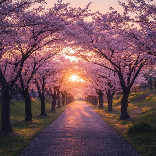 A gentle and soothing instrumental piece inspired by heartwarming moments in anime, featuring a delicate blend of acoustic guitar and orchestral strings. Imagine walking under cherry blossom trees at sunset, where every note resonates with the tender emotions and nostalgic memories often showcased in anime series. This piece invites listeners to bask in feelings of warmth, comfort, and serenity, perfect for creating a tranquil atmosphere.