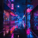 a dreamy synthpop instrumental that captures the essence of a city after dark