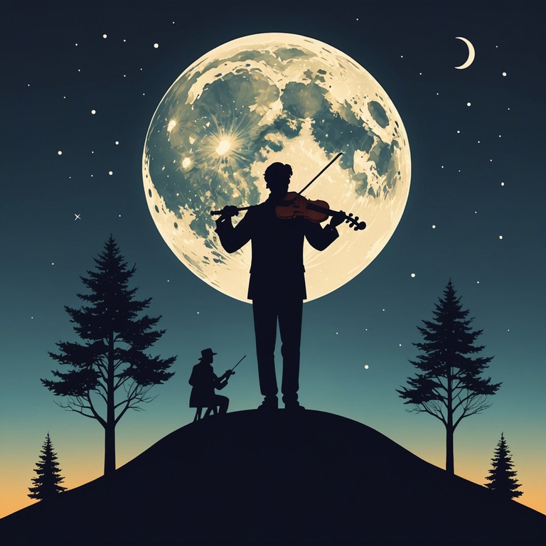 This composition pulls the listener into a deeper contemplation of darkness and isolation, reminiscent of gothic tales and moonlit encounters. The violin, central to the piece, sings a hauntingly beautiful melody that stirs the soul and awakens the shadows of the mind.