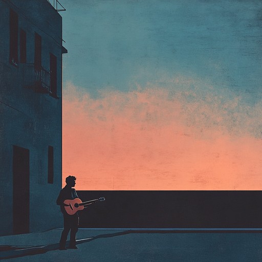 A gentle, instrumental smooth blues track that transports listeners to a quiet evening at dusk, where the fading sunlight casts long shadows and the world slows down. The music evokes feelings of peaceful solitude, introspection, and the subtle emotions that surface in those quiet moments.