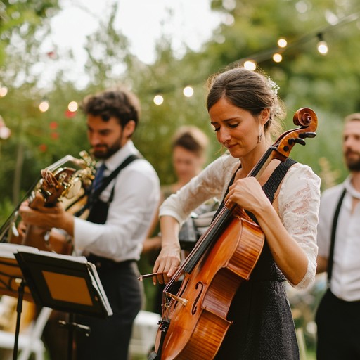 This piece captures the heart of klezmer music, infusing traditional motifs with fiery, impassioned dances. Euphoric melodies on the clarinet, backed by lively rhythms and rich harmonies, create an atmosphere of celebration. Listeners are transported to a vibrant eastern european wedding, where joy and tradition meld perfectly.