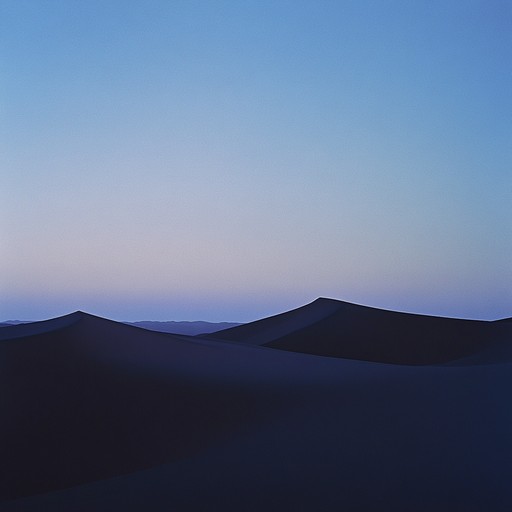 Expansive soundscapes crafted by combining the traditional sitar with nuanced, rhythmic beats mimic the serene and infinite desert under a twilight sky. The composition explores tranquility through minimalistic yet profound sounds, inspired by the gentle breezes and vast silence of a desert landscape.