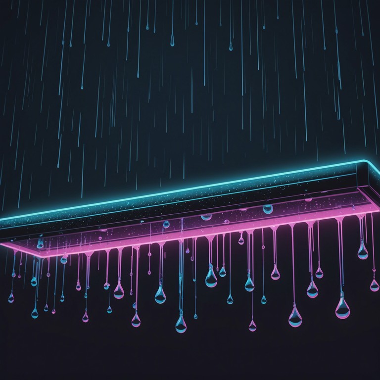 Echoes in the dark captures the essence of a shadowy pursuit through murky urban environments. The composition blends dark synth textures with a slow building rhythm, masterfully creating a soundscape that's both nostalgic and foreboding.