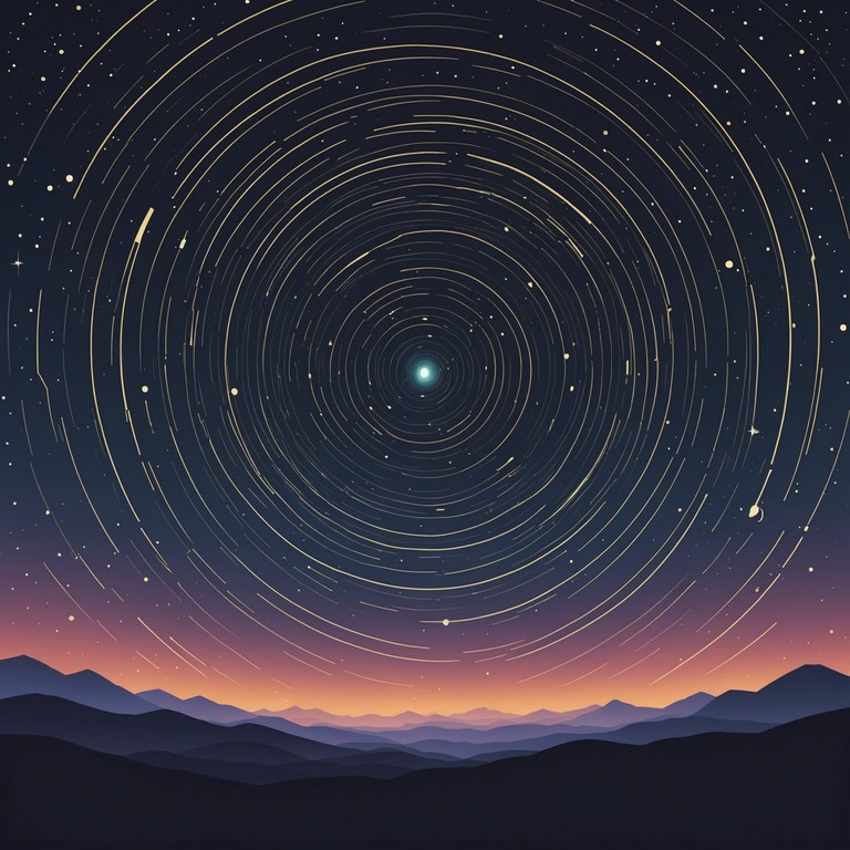 This track embodies a slow, flowing pace reminiscent of drifting through the cold, mysterious regions of outer space. Nebulous synths create a backdrop for sparse melodic touches that evoke the otherworldly and unknown elements of the galaxy. It's a piece that conjures the loneliness and vastness of space travel, highlighted by distant echoes and minimalist instrumentation.
