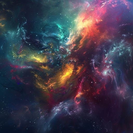 This mesmerizing instrumental piece takes the listener on a cosmic journey through the depths of space. Swirling synthesizers and atmospheric pads create an otherworldly ambiance, while a steady beat propels the music forward. The melody ebbs and flows, drawing the listener deeper into the vast expanse of the universe.