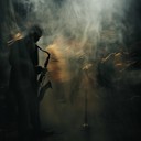 furious saxophone solos over erratic drum patterns
