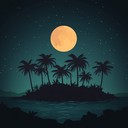 eerie tropical instrumental evoking haunting vibes of island night