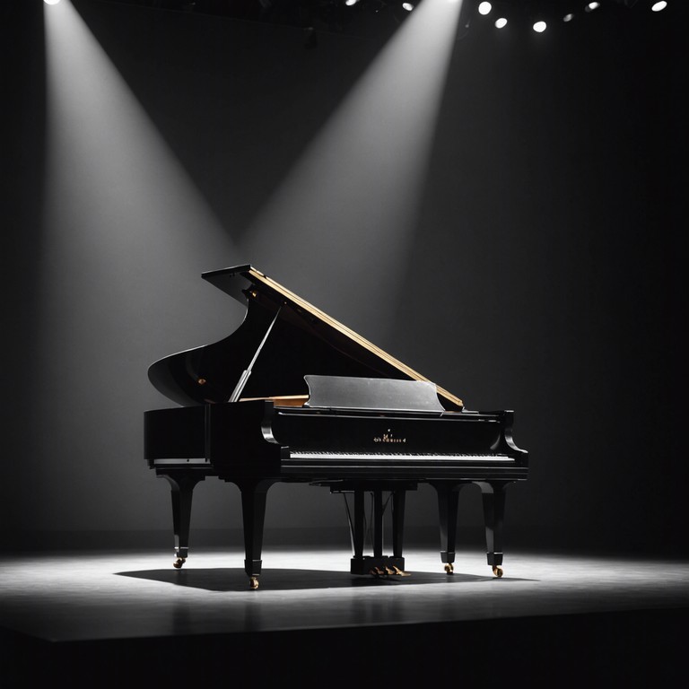 A tender instrumental piece designed to evoke the feeling of a serene, intimate moment under the soft glow of stage lights. The gentle piano tones guide the listener through a narrative of delicate emotions and subtle theatrical drama. This composition intertwines the gentle dynamics of classical music with the evocative atmosphere of a theatre setting, providing a soothing yet emotionally rich experience