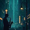 an instrumental capturing thrilling urban nights with mysterious melodies