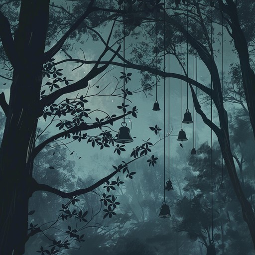 Dive into a serene night in the woods with soothing experimental ambient sounds, featuring rustling leaves, gentle winds, and chimes. A peaceful yet mysterious audio journey perfect for relaxation.