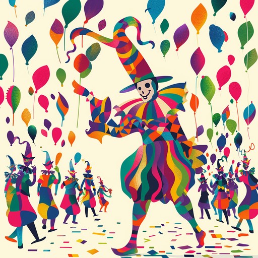 An energetic, playful track blending carnival rhythms with unexpected jazzy elements, creating a unique atmosphere full of fun and surprises. Ideal for bringing a sense of joyful weirdness to any setting.