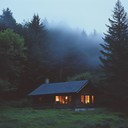 rustic guitars echo through the mystical forest twilight.