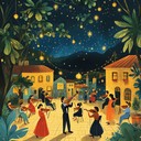 a lively klezmer tune capturing a thrilling festive night.