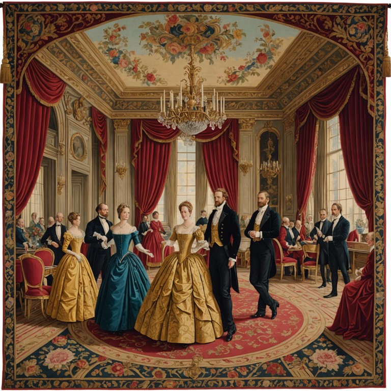 Echoes of aristocracy transports the listener to a distant time of aristocratic elegance, where each note played on the harpsichord dances through the air, embodying the refined and tranquil life of the past. This musical piece provides a soothing escape, ideal for reflective moments or a peaceful afternoon retreat.