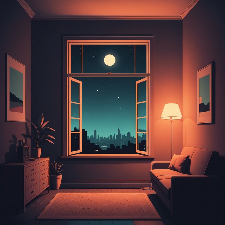 In this instrumental piece, the music paints a landscape of comforting darkness, where the tender side of shadows is explored through soothing yet deep tunes, creating an ambiance perfect for introspection or evening relaxation.