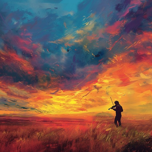 A celestial waltz, sweeping listeners into a dreamscape of freedom and upliftment. This waltz blends airy, ethereal melodies with dynamic rhythms, creating an emotional journey that feels both nostalgic and forward looking. It captures the essence of breaking free from confines, evoking images of open skies and vast, boundless horizons.