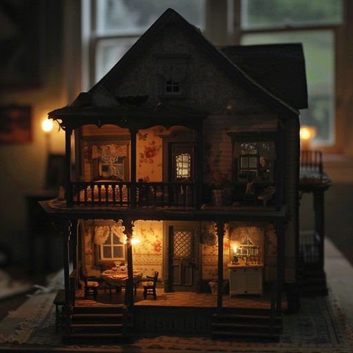 An eerie yet whimsical instrumental track that captures the unsettling charm of a haunted dollhouse. Twinkling music box sounds are contrasted with ghostly whispers and eerie synth layers, creating a blend of childhood innocence and supernatural dread. Ideal for creating a light hearted yet creepy atmosphere.