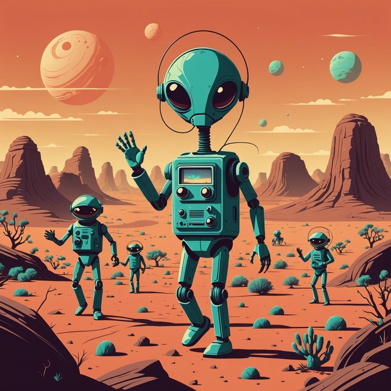 This alternative track enhances the sense of curiosity and fun as it uses unconventional hip hop beats and alien soundscapes to musically narrate a rover's whimsical journey across martian terrain.