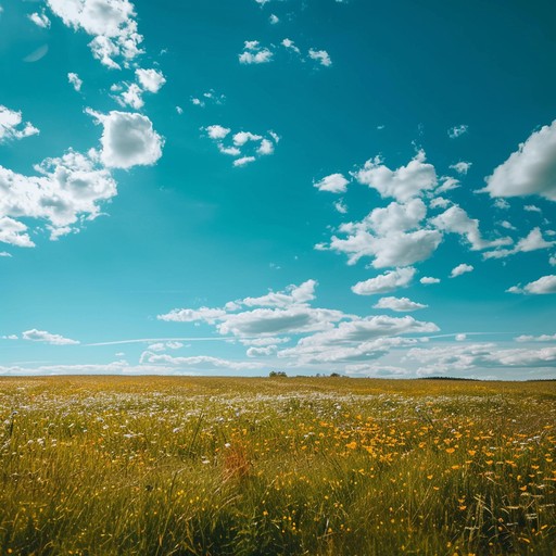 This tune paints a vivid picture of a serene, sunlit meadow where nature's tranquility brings a sense of calm and joy. Soft acoustic guitar melodies create a gentle rhythm that soothes the soul, capturing moments of peaceful introspection and whimsical daydreams.