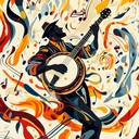 energetic bluegrass tune with chaotic rhythms and wild improvisations