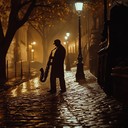 saxophone whispers evoking nostalgic scenes