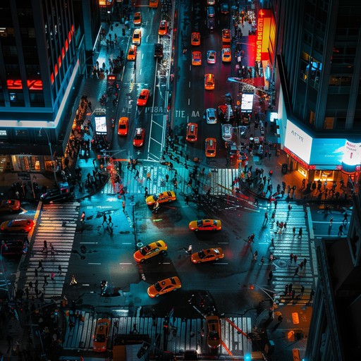 Visualizing a powerful scene on broadway: the lead character stands center stage, bathed in a spotlight, the chorus lined up behind, all conveying an overwhelming sense of achievement and satisfaction after a long fought journey.