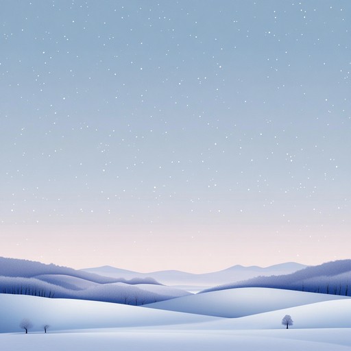 An instrumental piece that uses gentle piano and soft strings to evoke the stillness and introspection of snowy holiday evenings, encouraging listeners to reflect and find peace within.