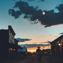 acoustic strumming capturing endless dreamy sunset horizons